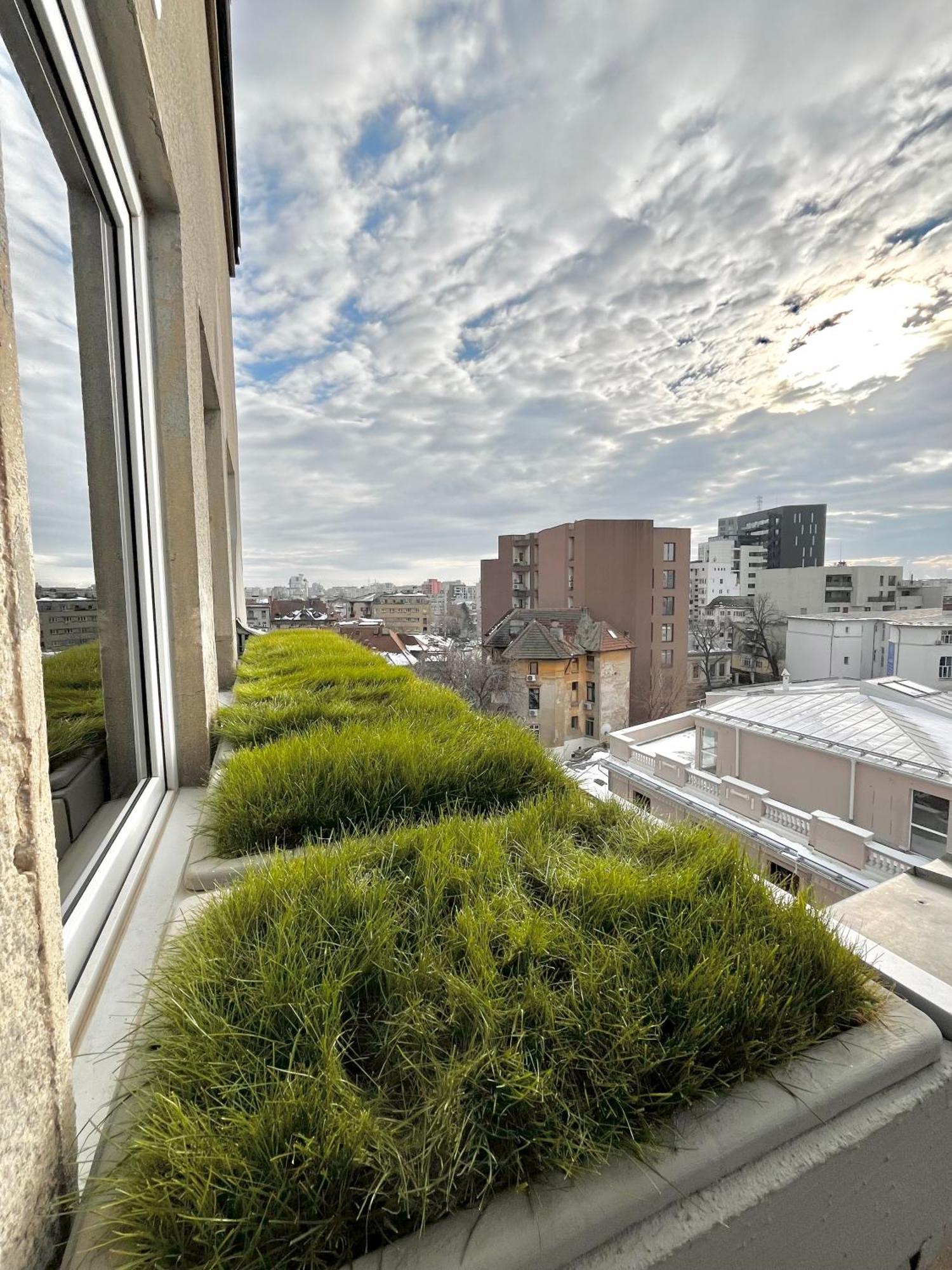 Terrace View Downtown Studio Bucharest Exterior photo